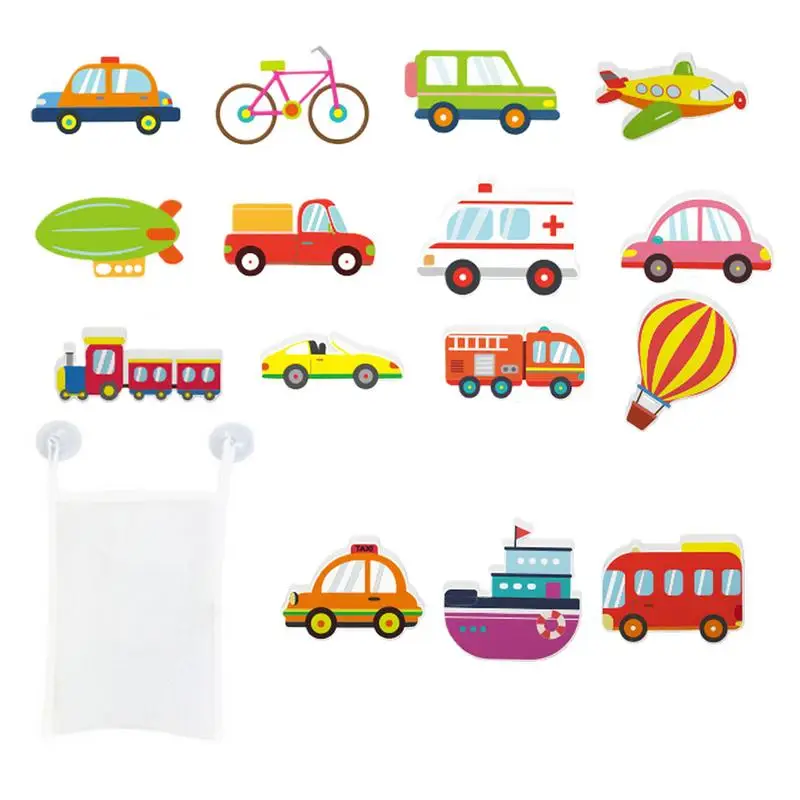 

Transportation Vehicle Bath Toys Bathtub Bathroom Kids Water Toys Colorful Floating Toy Vehicle For Pool Beach Fun Birthday