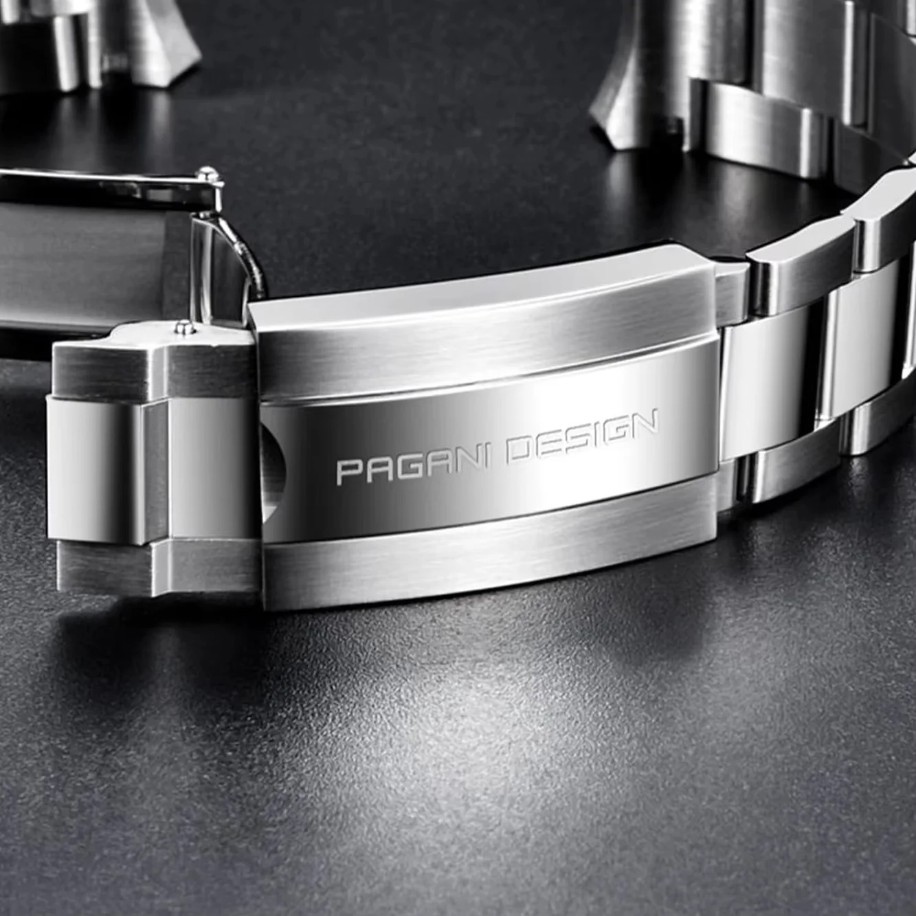 PAGANI DESIGN Original For PD1661,PD1662.PD1651 Watch 316L Stainless Steel Band Strap Jubilee bracelet width 20MM, length 220MM