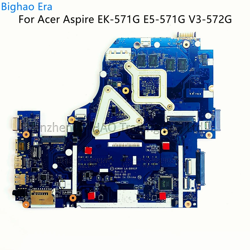 Imagem -04 - Placa-mãe Portátil para Acer Aspire E5571g V3-572g Ek-571g Ek-571g i3 i5 i7 Cpu Gt820m 840m 100 Novo