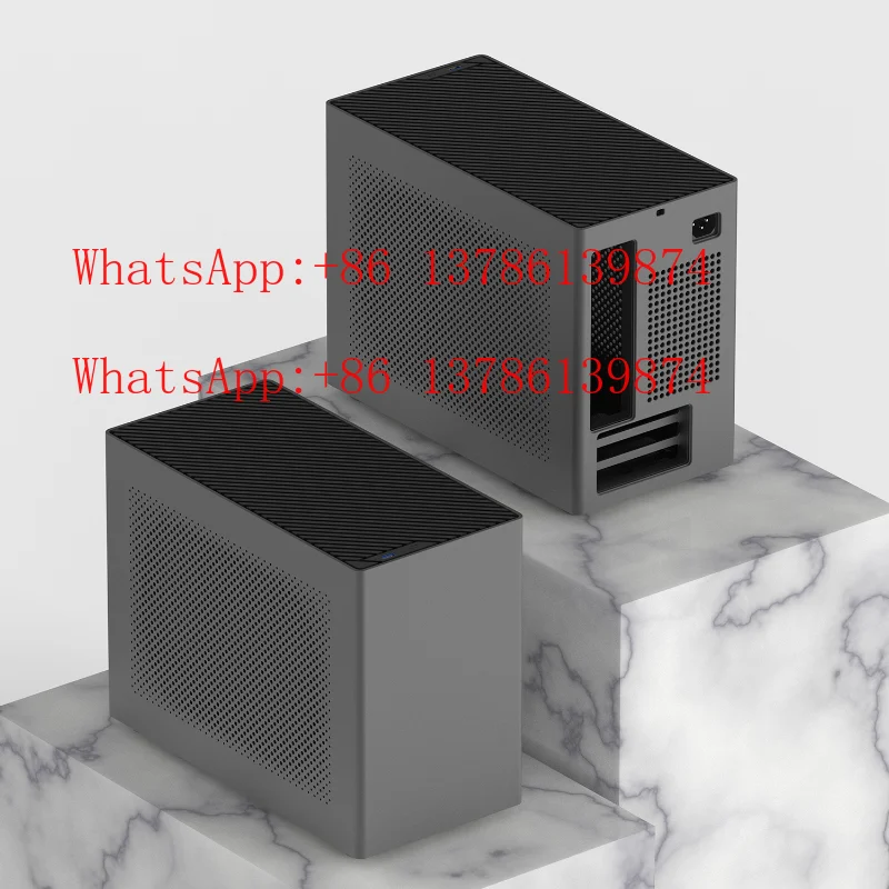 Z13 Compact Water Cooled ITX Case - Aluminum Alloy Integrated Molding Mini Computer Chassis