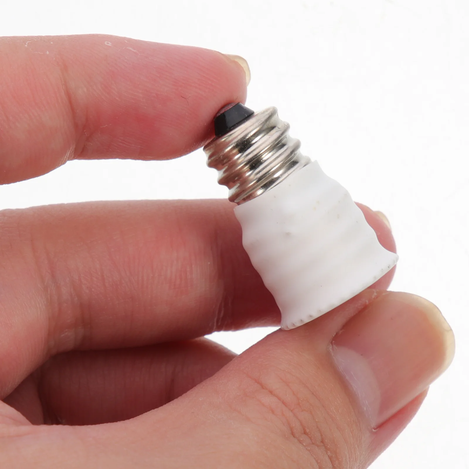 

15Pcs Bulb Socket Adapter Converter E12 to E14 Light for Chandelier Lamp Workshop Garage Ceiling Fixture