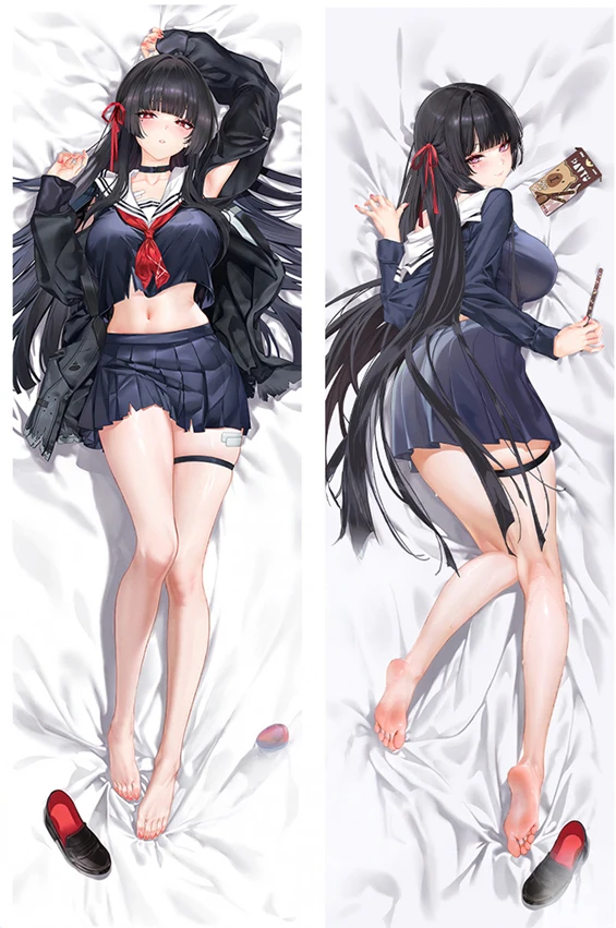 Dakimakura Anime Galbrena Chisa (Wuthering Waves) Double-sided Print Life-size Body Pillow Cove