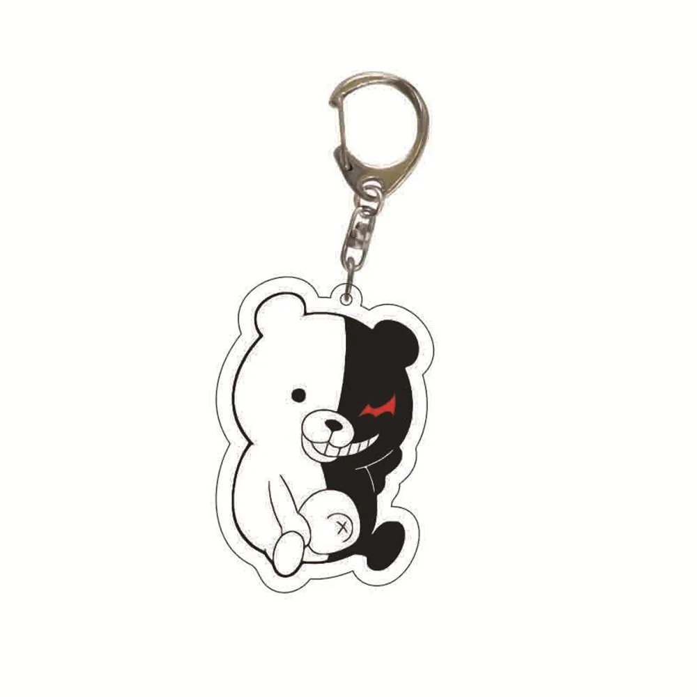 New Anime Danganronpa V3 Keychain Dangan Ronpa Acrylic Key Chain Accessories Pendant for Men Women Bag Keyring Jewelry Gift Hot