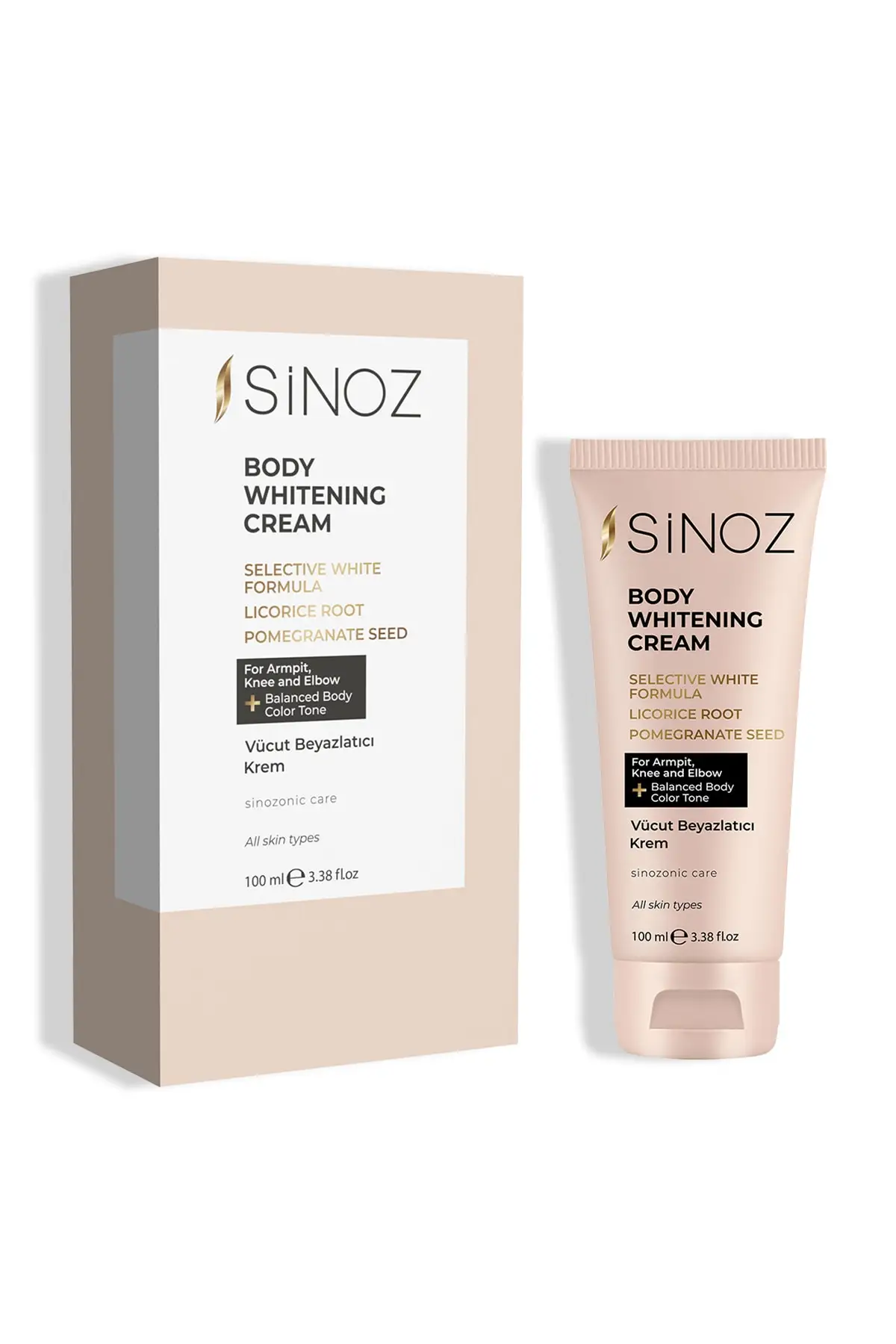 Lichaam Whitening Blackening Crème 100 Ml