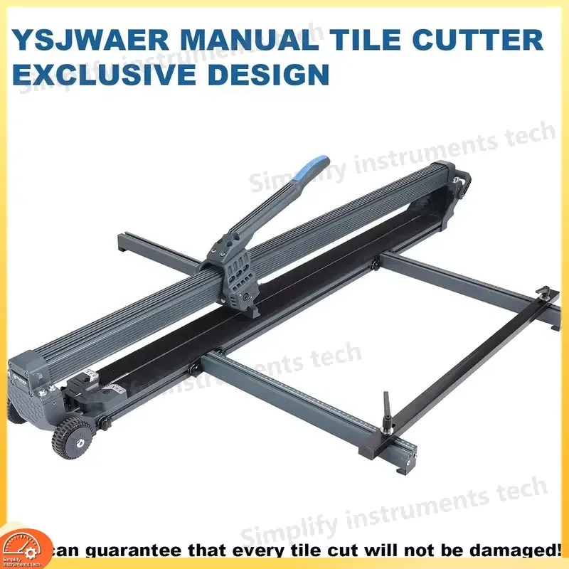 800mm Desktop Tile Cutter with Push Pull Blade High Precision Ceramic Porcelain Floor Wall Tile Cutting for DIY Home