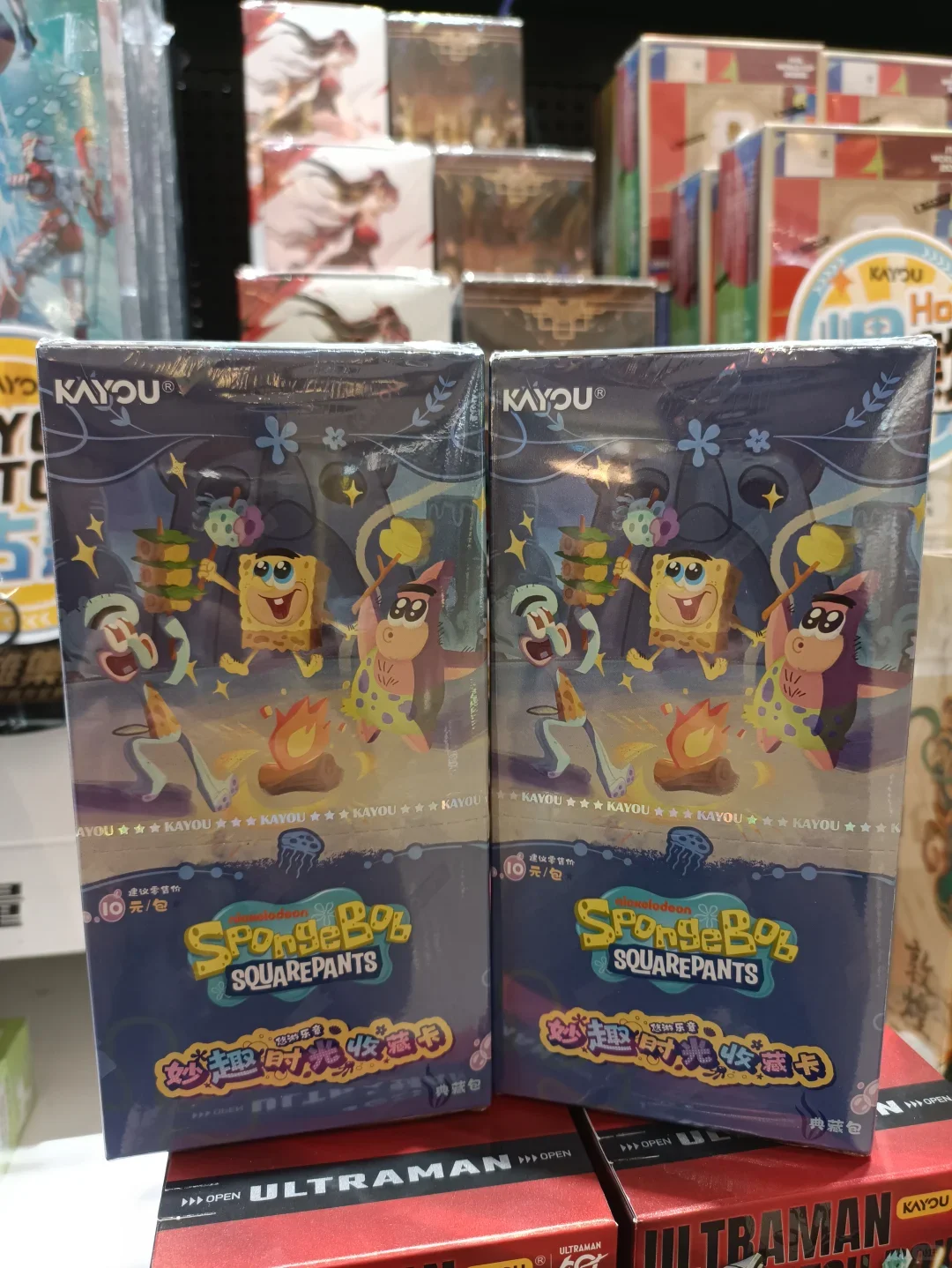 Kayou SpongeBob SquarePants Vol.3 Deluxe Collection Box Official Cards Pack Full Set Collectible Trading Card Gift
