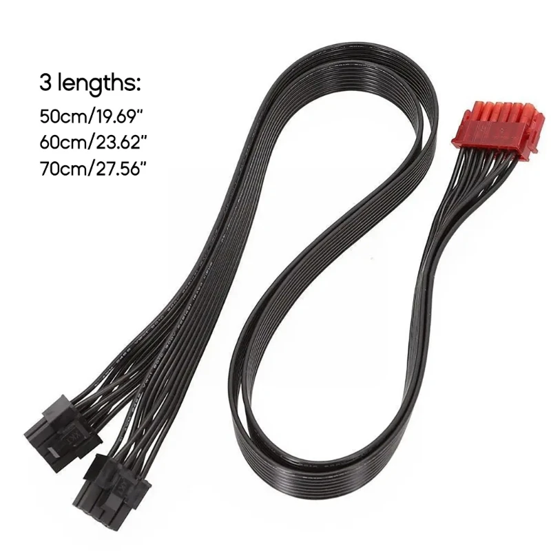 Video Card GPU Power Supply Adapter Cable 18AWG 12Pin to Two PCIE 8Pin Graphics Card Connector for Enermax modular Dropship