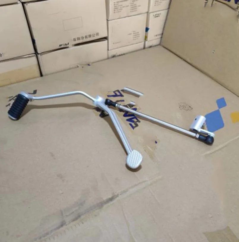 For LIFAN V16 LF250-D Shift Lever Gear Shifter Double Pedal Motorcycle Accessories(Front and back stepping state) 1PC