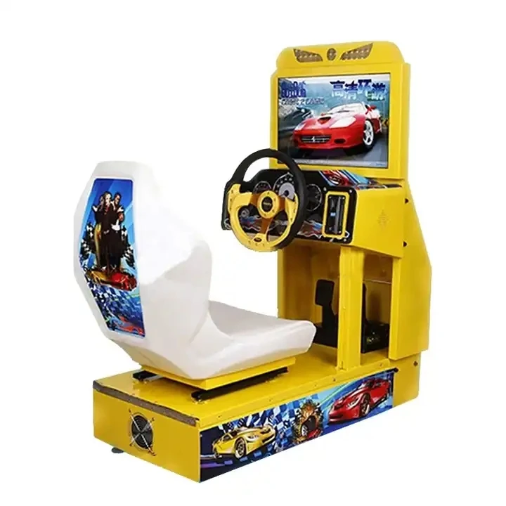 Coin Operated Racing Car Game Machine, Arcade Simulator, 2 Player Driving Game, High Profit Amusement Equipment