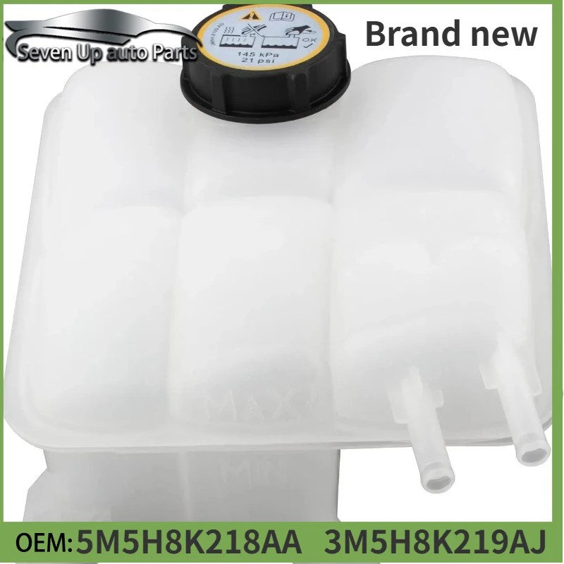 5M5H8K218AA 3M5H8K219AJ LF5015350 1224268 30776151 Brand New Radiator Coolant Sub Kettle with Cover F0RD Focus MK2 Mazda Volvo