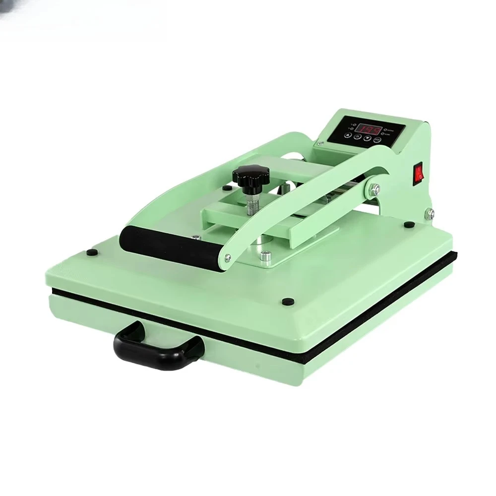 Portable hot press clamshell transfer sublimation printing machine
