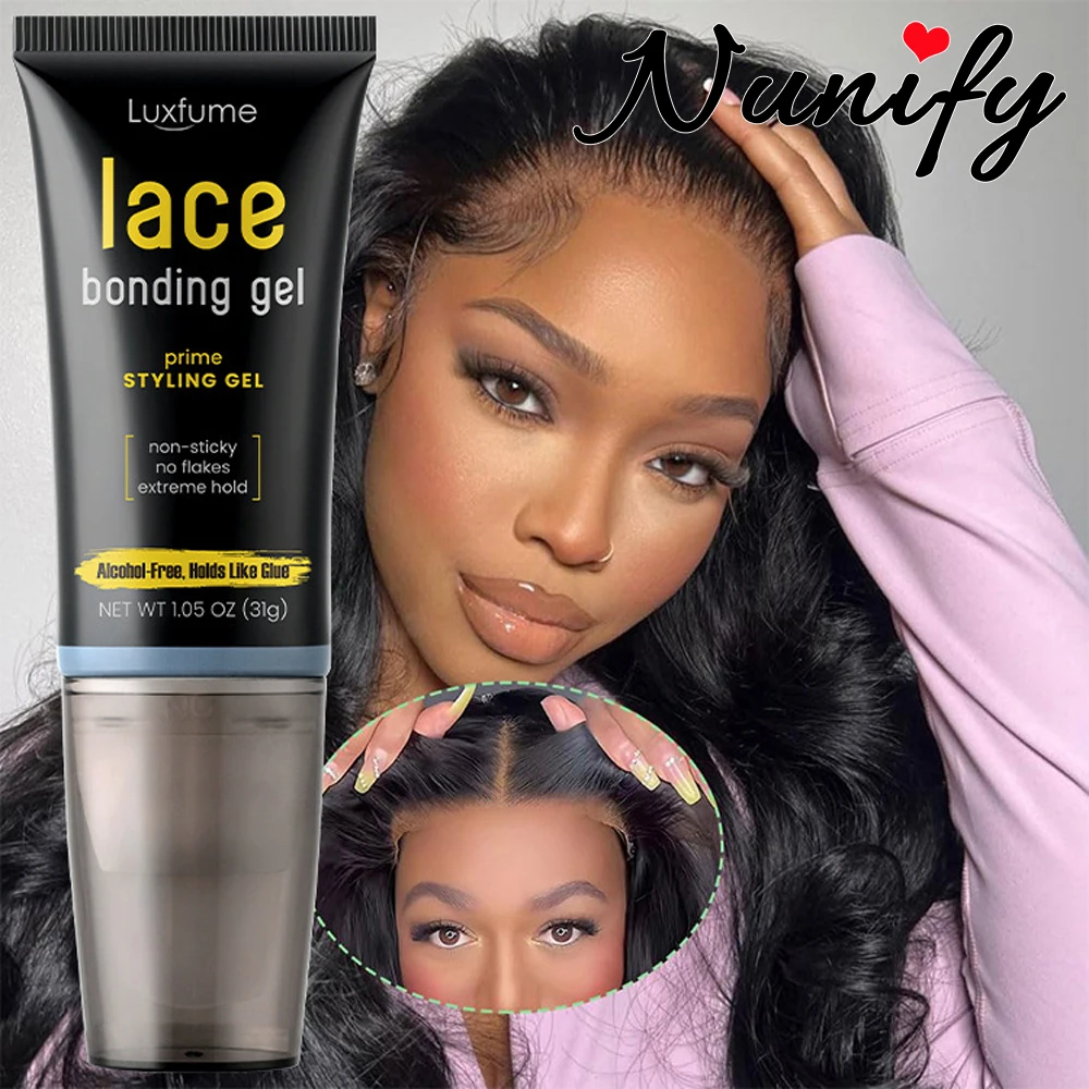

31G 1.05Oz Lace Bonding Gel Extreme Hold Lace Gelly Waterproof & Sweatproof Hold Glue For Lace Front Wigs Installation Tools