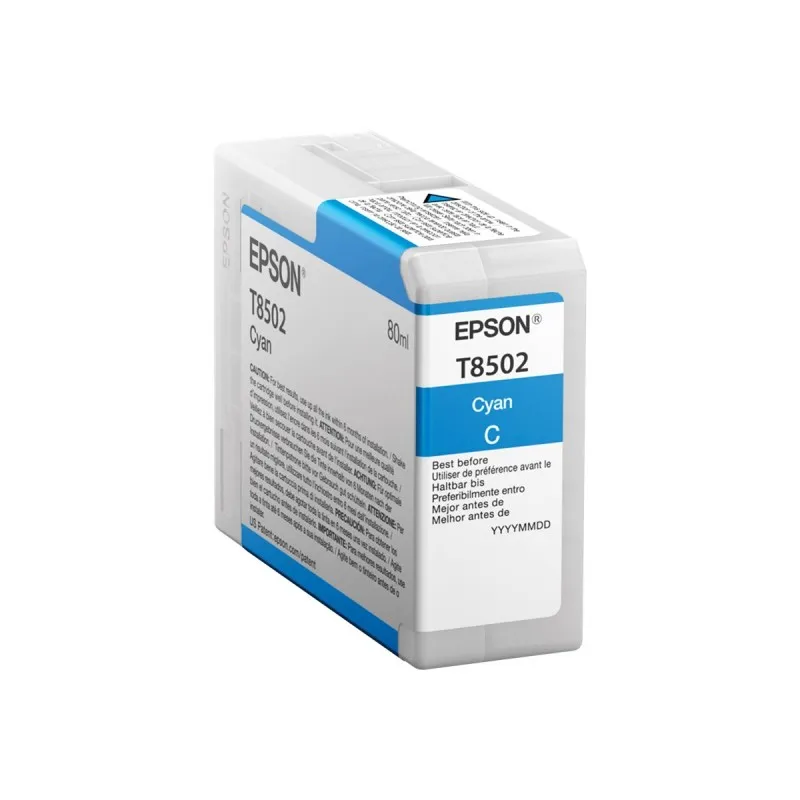 Epson T8502 Cyan Original ink cartridge-C13T850200 C13T850200 tintasycartuchos.com