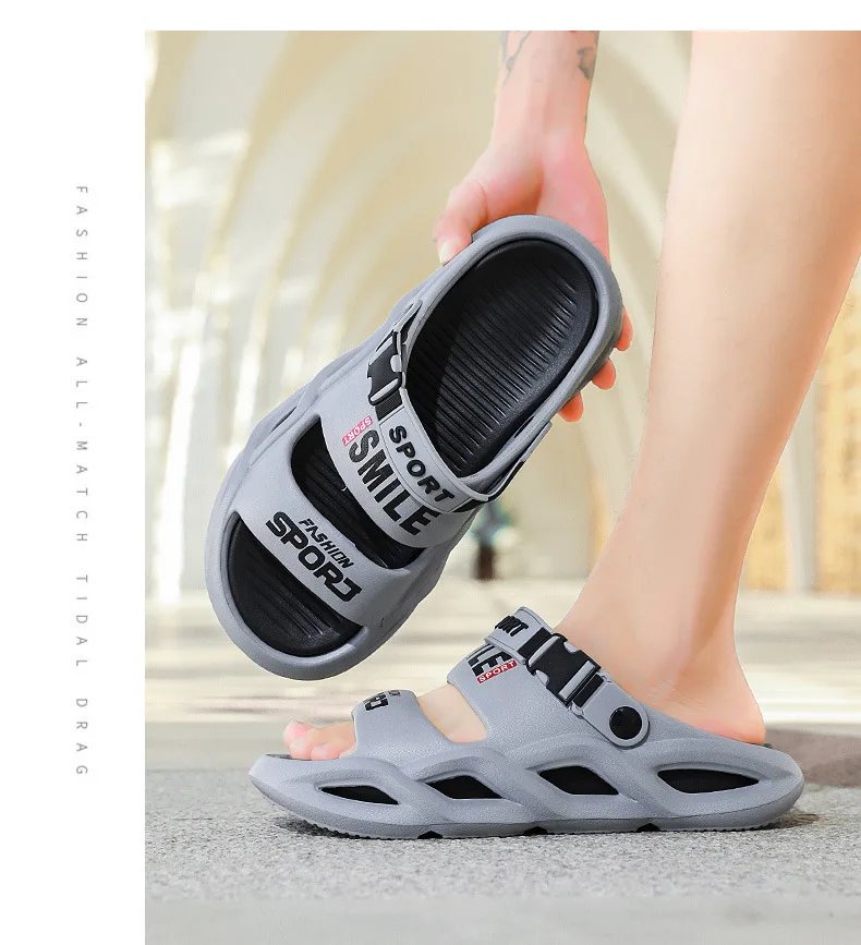 Herren-Sommer-Outdoor-Sandalen – Rutschfeste, geruchsabweisende Freizeit- und Fahrersandalen, ultraweiche Cloud-Comfort-Strandslipper für Herren – Detail 21