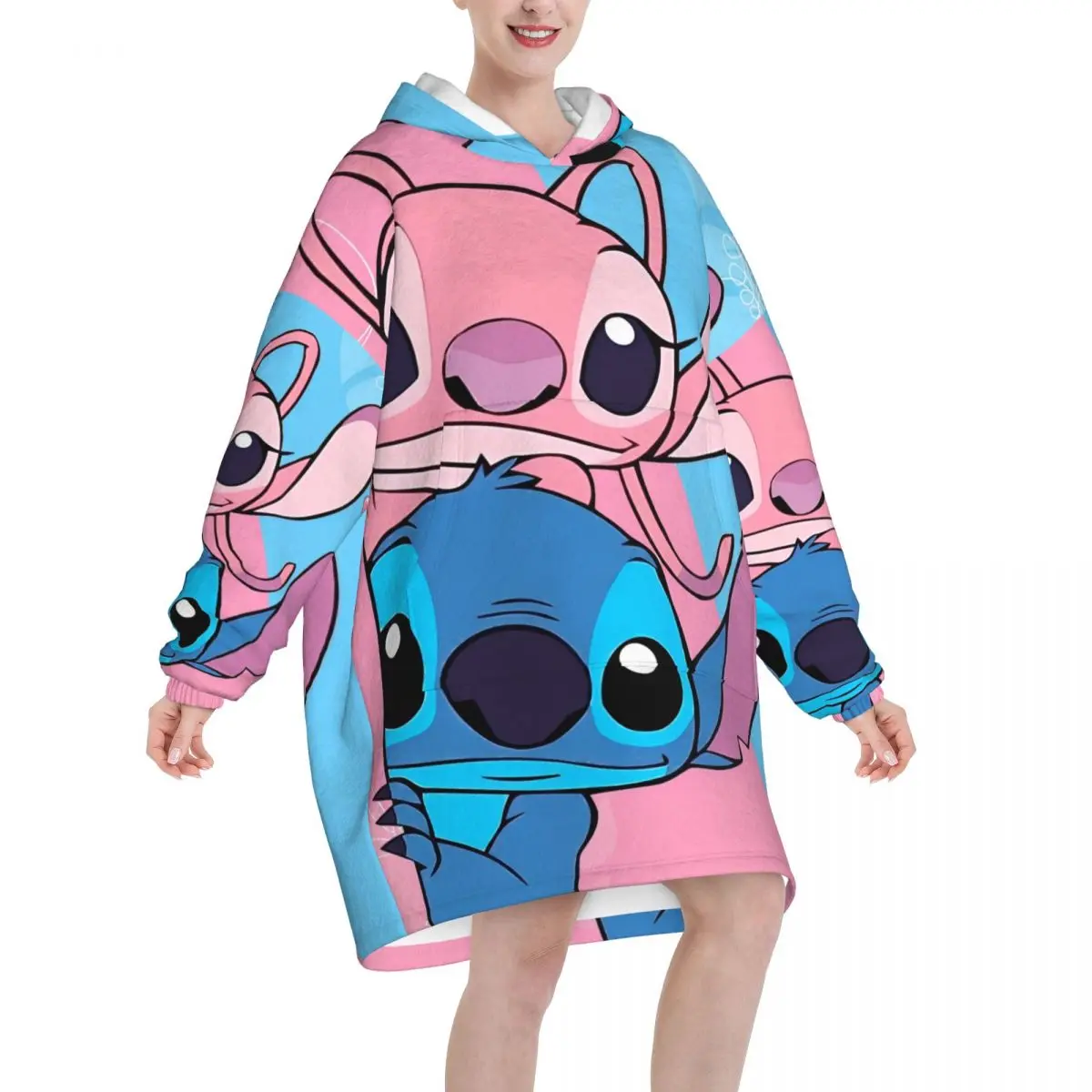 Couverture à capuche avec points, surdimensionnée, portable, cadeaux chauds pour femmes, filles, petite amie