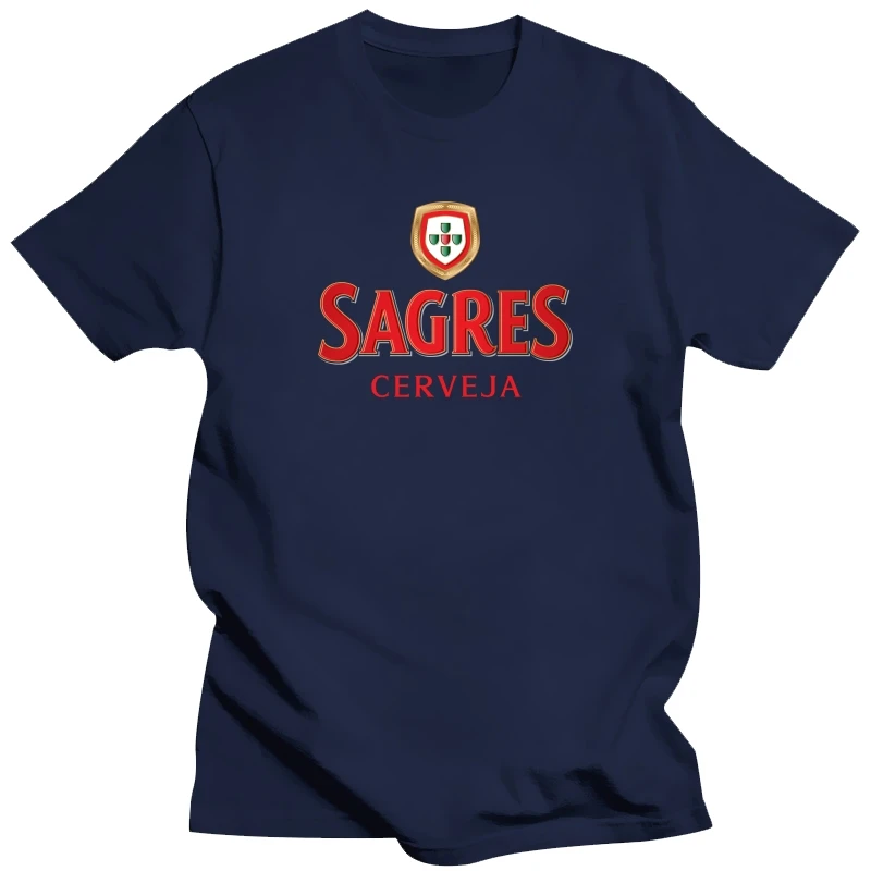 

Новая футболка Sagres Beer, черная футболка, быстросохнущая футболка, черные футболки для мужчин