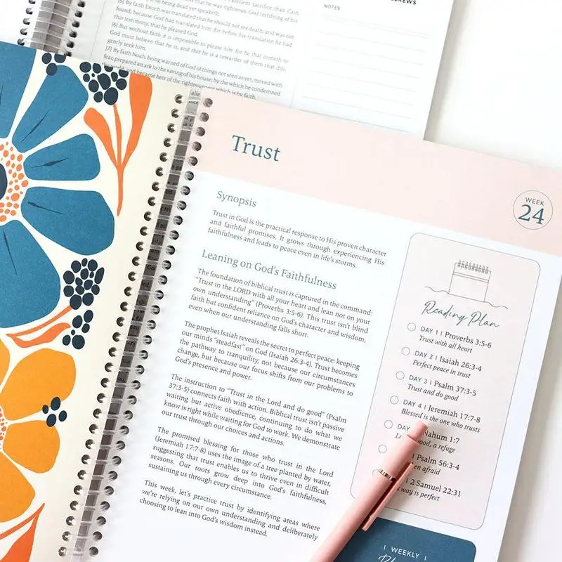 

Your Own Bible One Year Study, 365-Day Spiritual Journey, Daily Reflection Christian Journal, Ideal Faith Gift for Men & Women