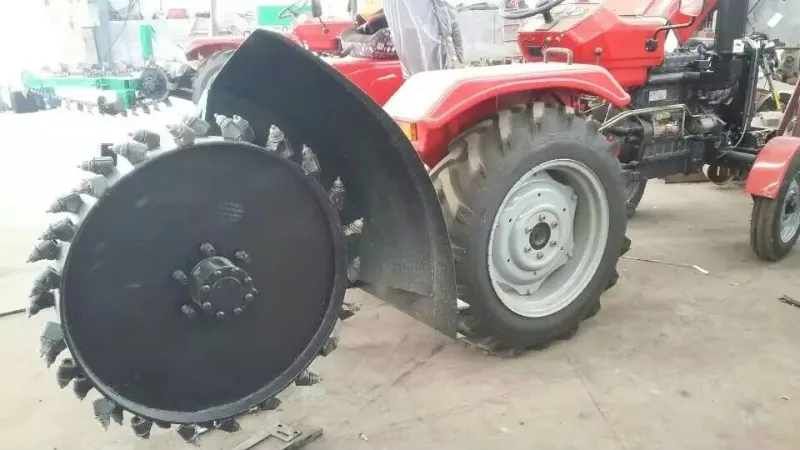 High Efficiency Disc Trencher Water Pipe Trenching Equipment Wheel Disc Trencher Ditcher Machine Trenching Machines