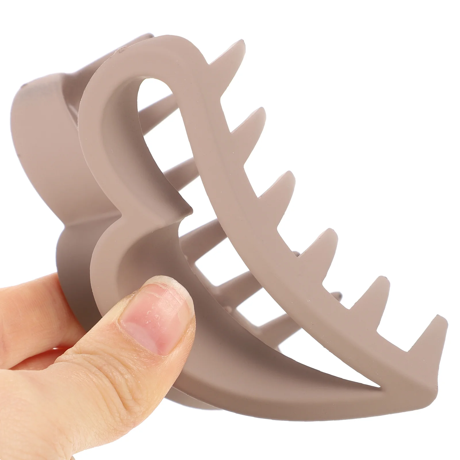 

3pcs Large Matte Heart Hair Claw Clip Strong Flexible Jaw Clips For Thick Thin Hair Women Party Bath Makeup Use