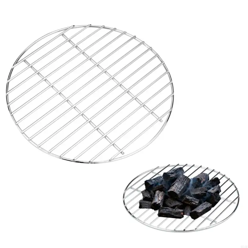 Runder Holzkohlerost aus Edelstahl, Grillrost, Ersatz für Grill- und Campinggrills Freien, Teil B03E – Detail 5