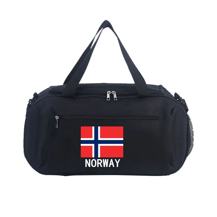 

Спортивные сумки для мужчин, спортивная обувь с карманом, женская сумка для фитнеса, мужской рюкзак с принтом флага Норвегии, уличный рюкзак для кемпинга, женская сумка