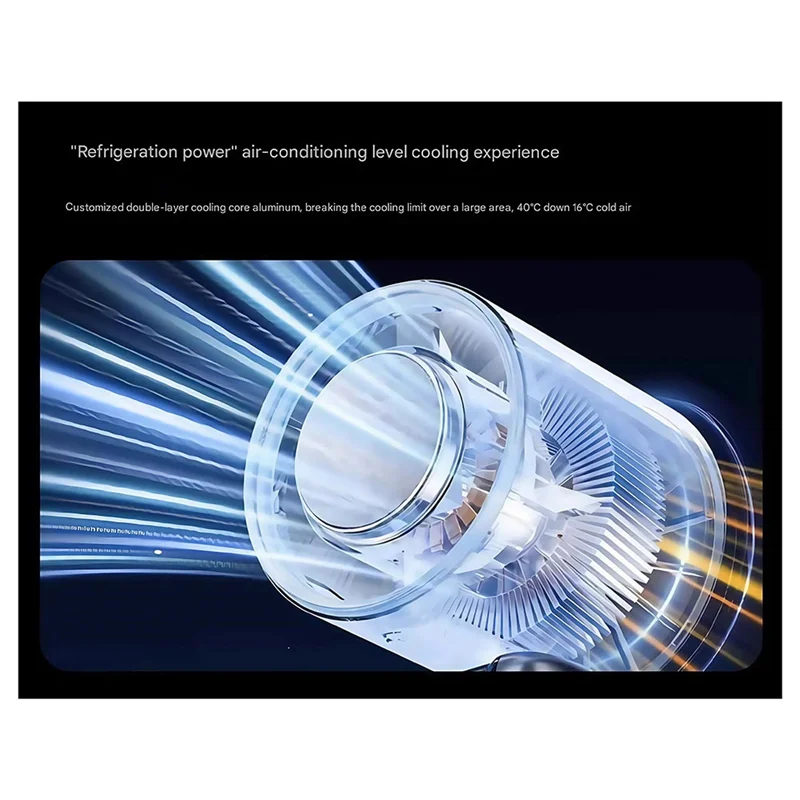 ABSQ-مروحة تبريد محمولة USB مروحة صغيرة فائقة السرعة قوية محمولة في الهواء الطلق ضغط الثلج قطعة أثرية للتبريد