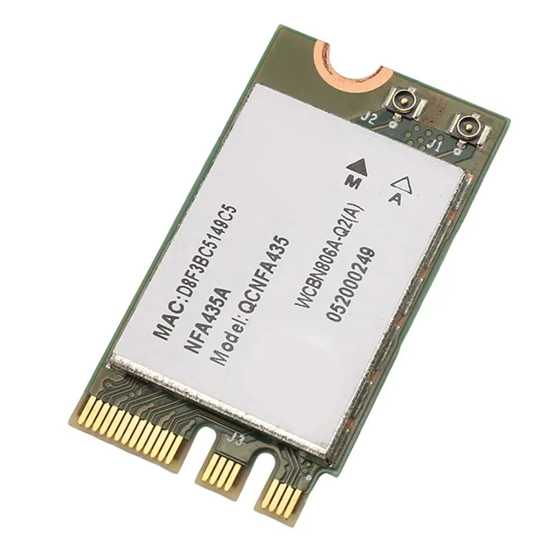 Delicate Texture-Wireless Adapter Card For Qualcomm Atheros QCA9377 QCNFA435 802.11AC 2.4G/5G NGFF WIFI CARD Bluetooth 4.1