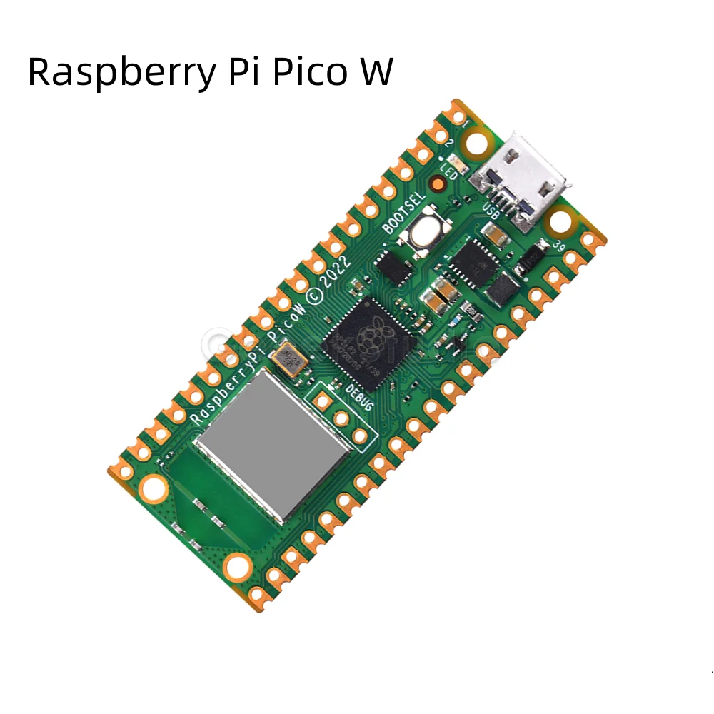 Raspberry Pi Pico W Với Cú Đánh Đầu, RPI Pico WiFi RP2040 Vi Điều Khiển Ban Phát Triển