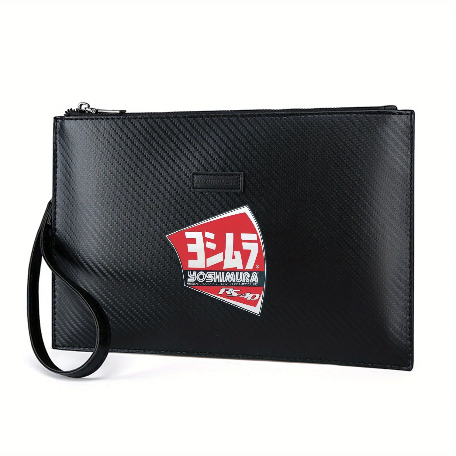 Logotipo Yoshimura escape RS-4D diseño elegante impreso PU bolso de hombre moderno y práctico para el transporte diario