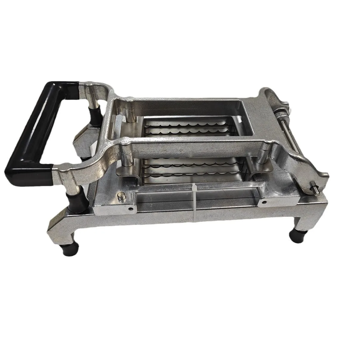 Commercial Manual Chicken Meat Dicer Heavy Duty Stainless Steel Multifunctional Sausage Cutter for Fried Chicken Restaurant Use