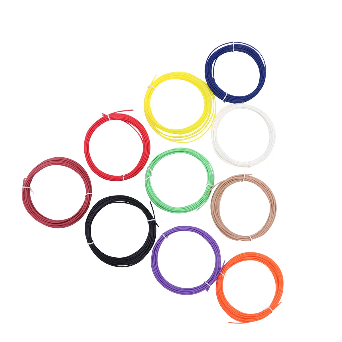 

Филамент PLA 1,75 мм для 3D-печати, 18 случайных цветов, биоразлагаемый, экологичный, для точной детализации, для 3D-ручек