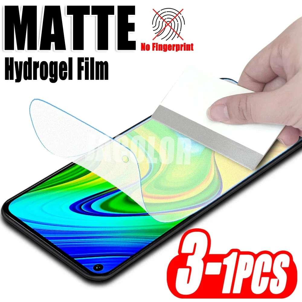 

1-3PCS Full Covered Hydrogel Matte Film For Xiaomi Redmi Note 9 S Pro Max 9S 9Pro Redmy Radmi Note9Pro Note9 Screen Protector