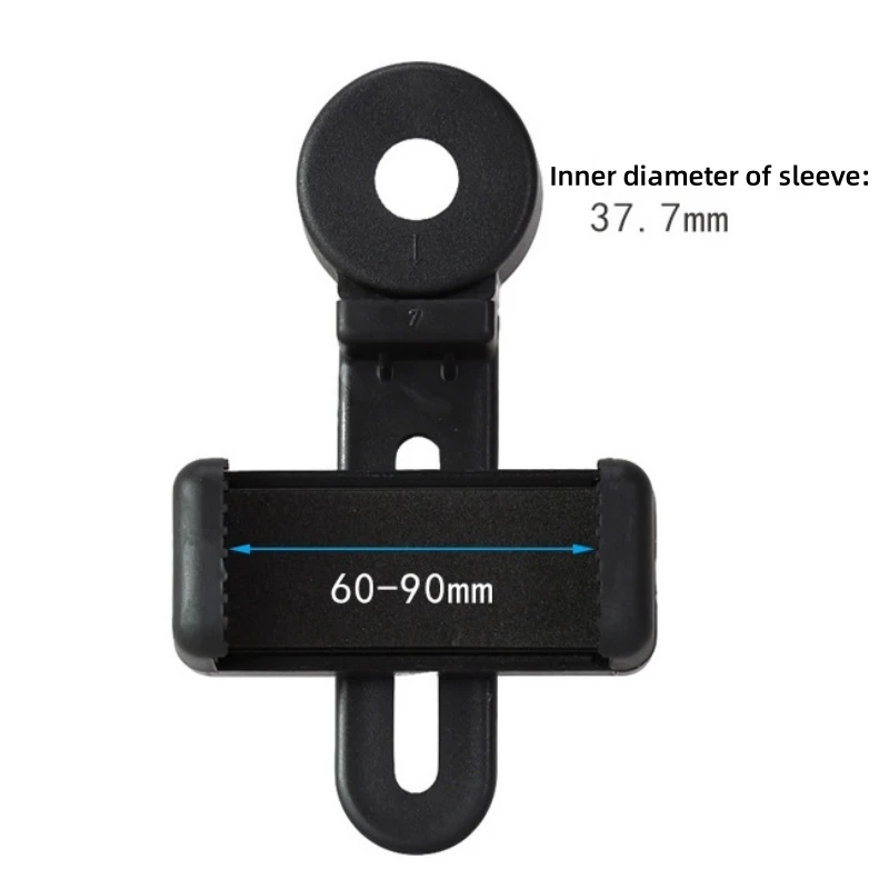 

Agnicy Telescope Accessories 33.7mm Card Rype Plastic Phone Photography Stand Mobile Phone Holder Support Range 60-90mm