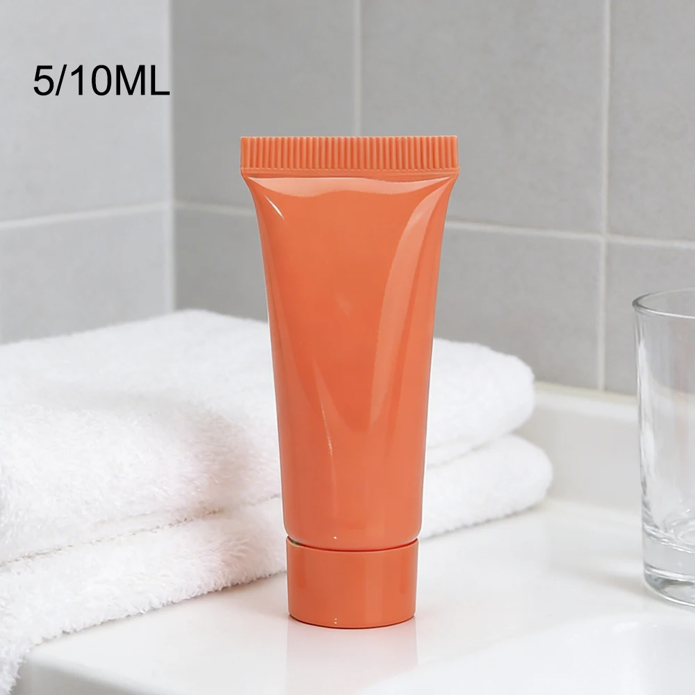 Travel Size Cosmetic Soft Tube Portable Hand Cream Packaging Case Refillable Face Cleanser Bottle Lotion Storage Bottle 5ml/10ml