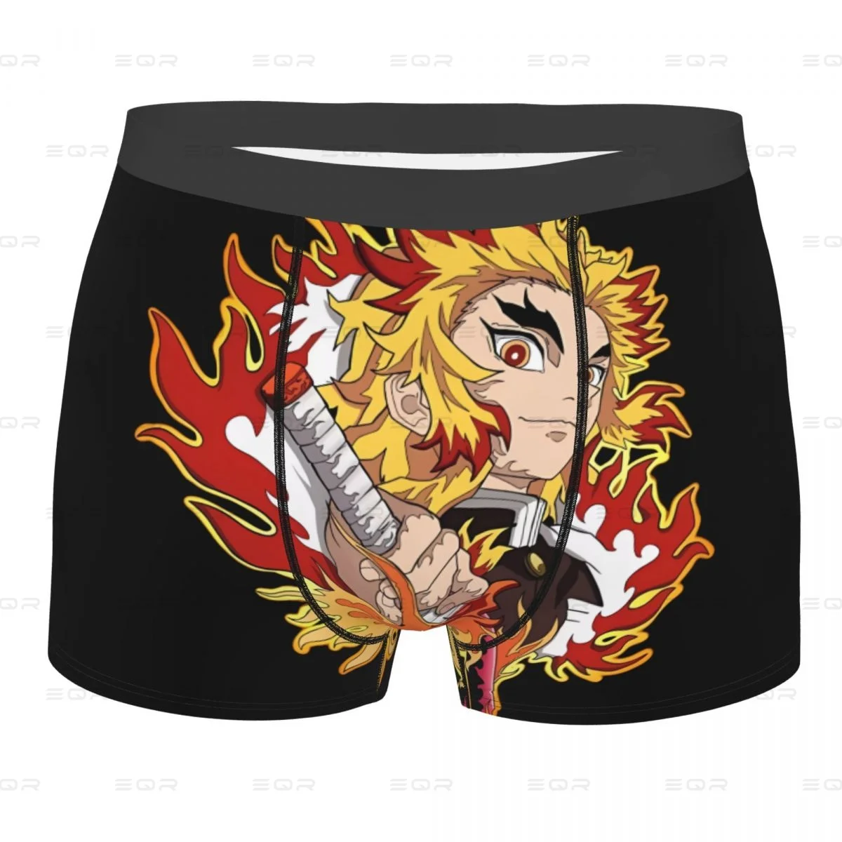 Cuecas masculinas Anime Rengoku Kyoujurou DEMON SLAYER, impressão