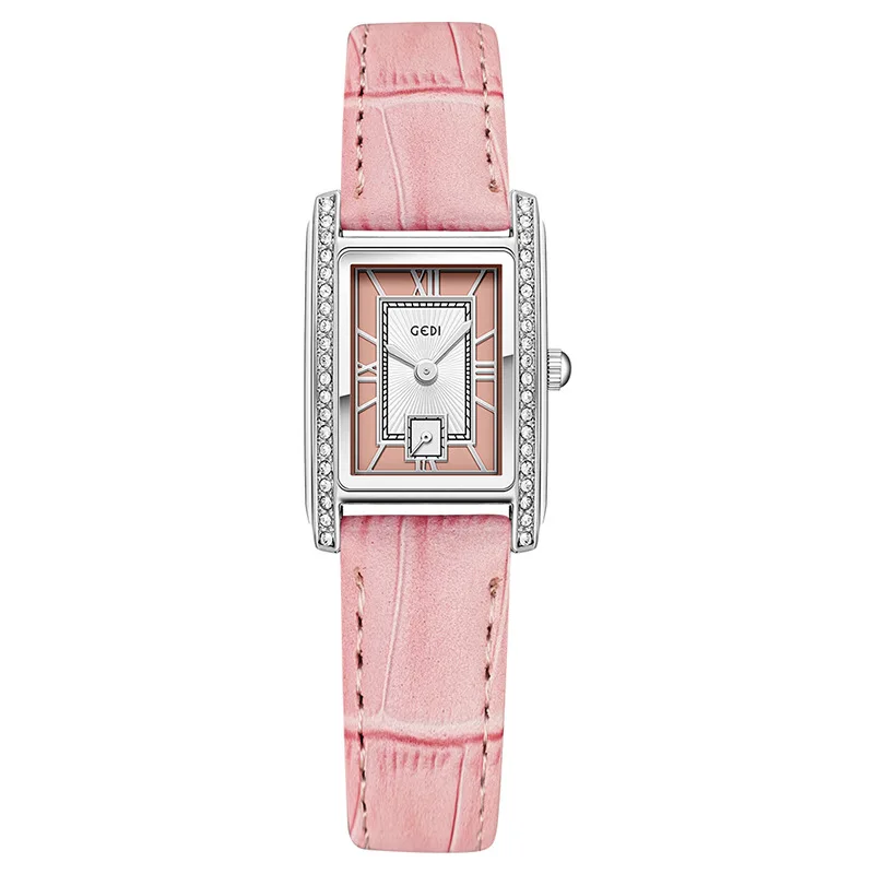 

Маленькие квадратные часы в стиле ретро, нишевые студенческие часы с высоким смыслом, женские кварцевые часы с ремнем