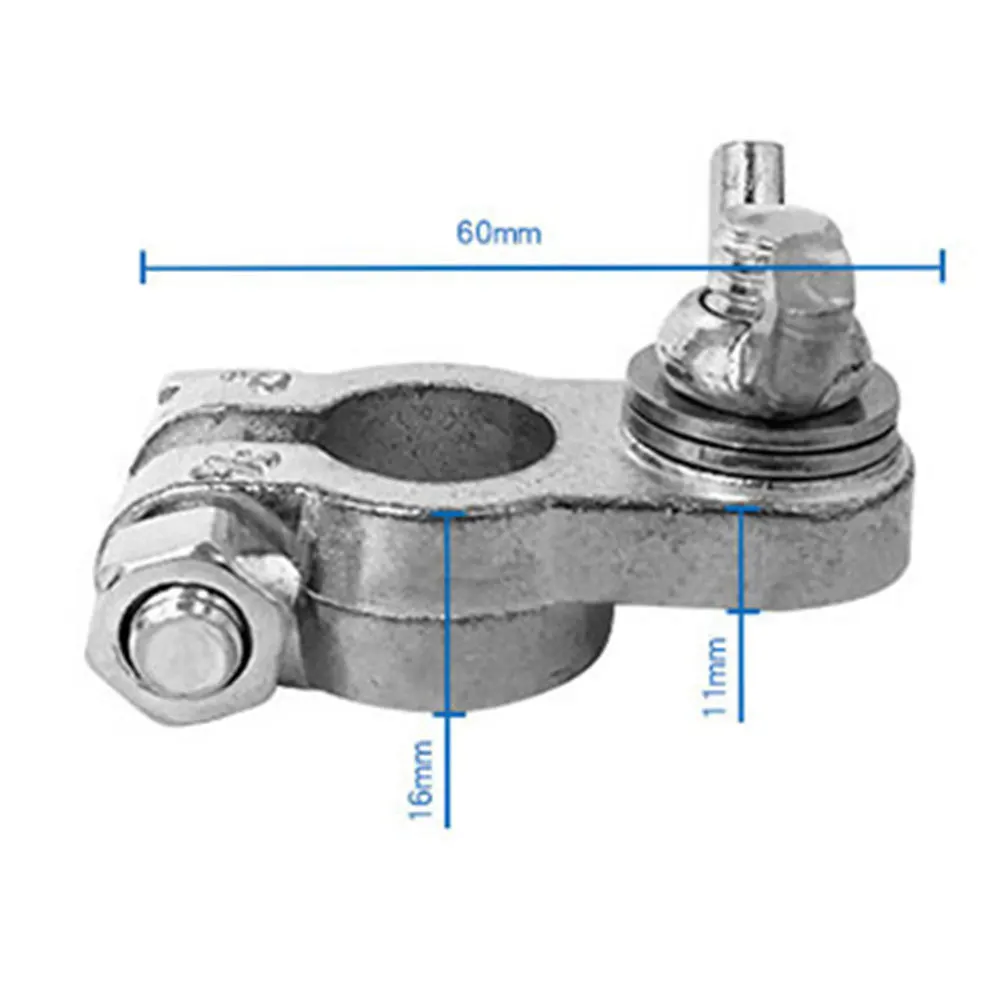 

Durable Car Terminal Clamp Universal Auto Connector Brass Adapters Corrosion Resistant Lightweight Truck