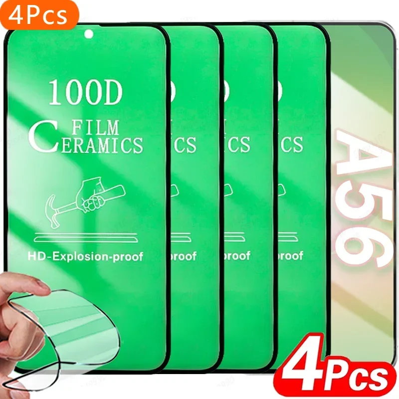 4PCS HD Pellicola Ceramica Per Samsung A56 A16 A36 A26 A55 A35 A25 A15 Protezione Dello Schermo Per Samsung A54 A34 A14 A53 A52S A12 Pellicola Morbida