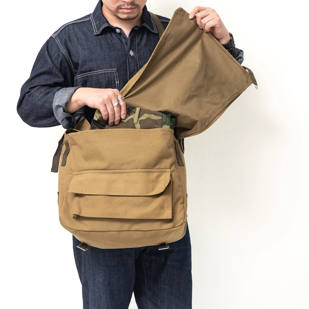 Réplica mochila táctica alemana Segunda Guerra Mundial bandolera - imagen 3