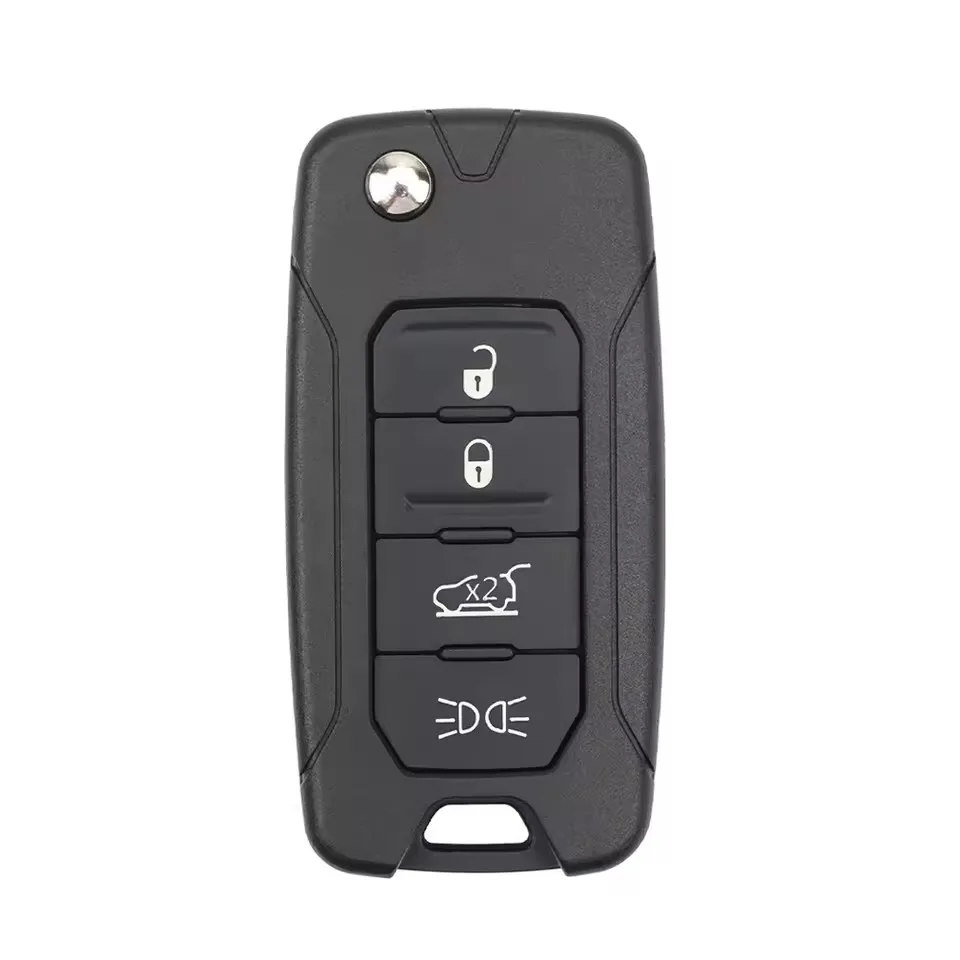 FF Folding Remote Car Key 4A MQB48 Chip 433MHz For Jeep Renegade 2016 2017 2018 FCCID:2ADFTFI5AM433TX P/N:FI5-AM433TX Flip Key - view 4