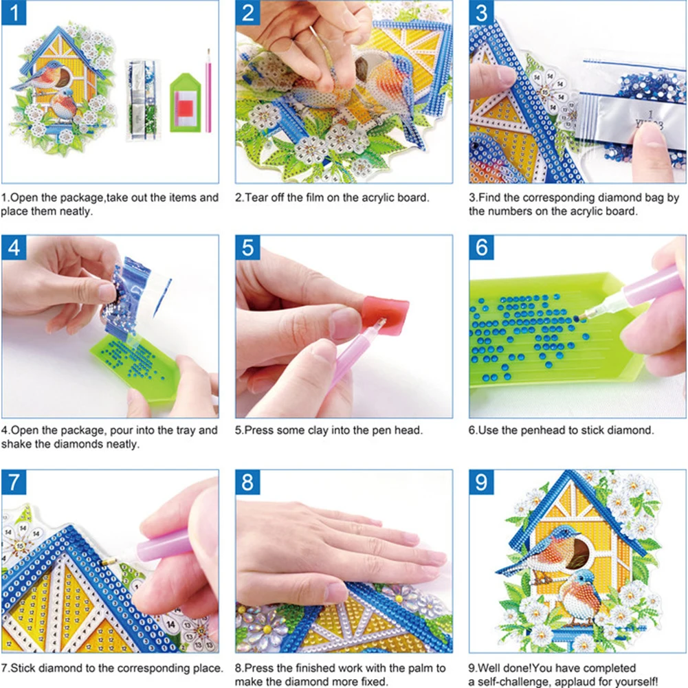 أجنحة الملاك 5D DIY الماس اللوحة الفنية رف الزاوية لديكور غرفة نوم المطبخ