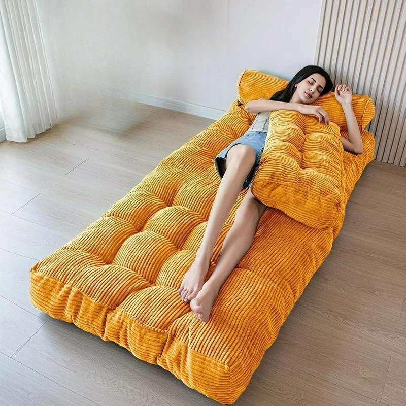 Factory Direct 2026 Top Rated Compression Sofa Single Folding Vacuum  Bed Foldable Leisure Back Lazy