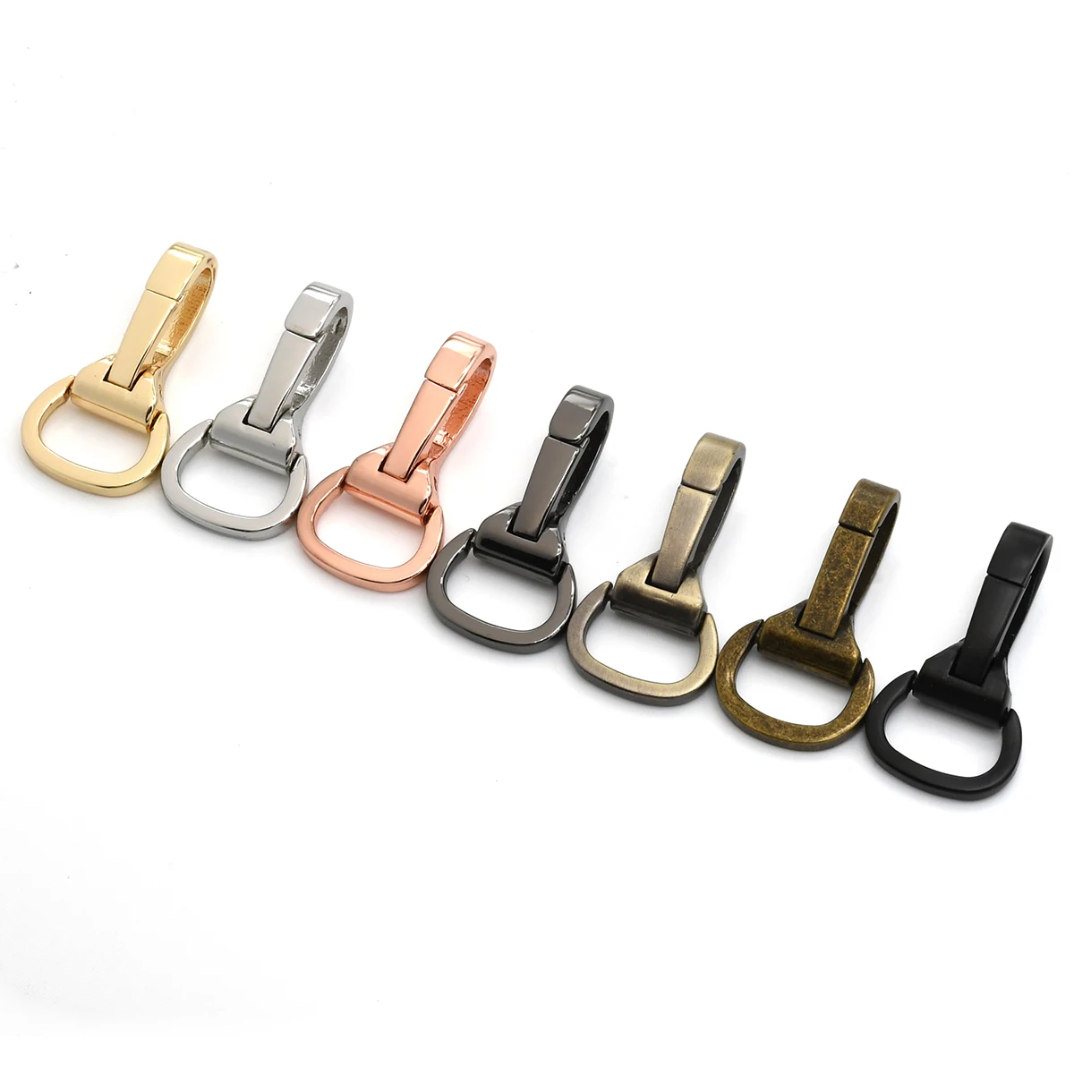 1 Piece Metal Carabiner Snap Hook Trigger Lobster Class Clip for Leather Craft Bag Strap Belt Webbing Keychain Parts Accessory