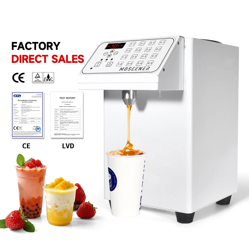 16-key 8L Sugar Fructose Quantitative Machine Automatic  Liquid Dispenser Juice Dispenser Soda Syrup Dispenser