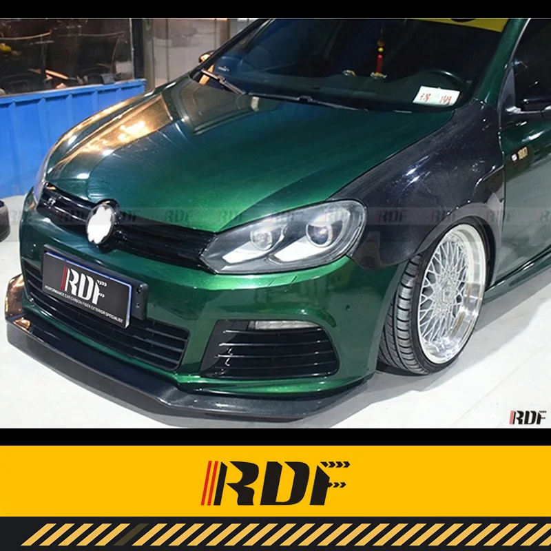 Suitable for Volkswagen VW GOLF 6 MK 6 GTI R20 R Modified Carbon fiber Car Prevent Mud SplashingFront fender With Vents