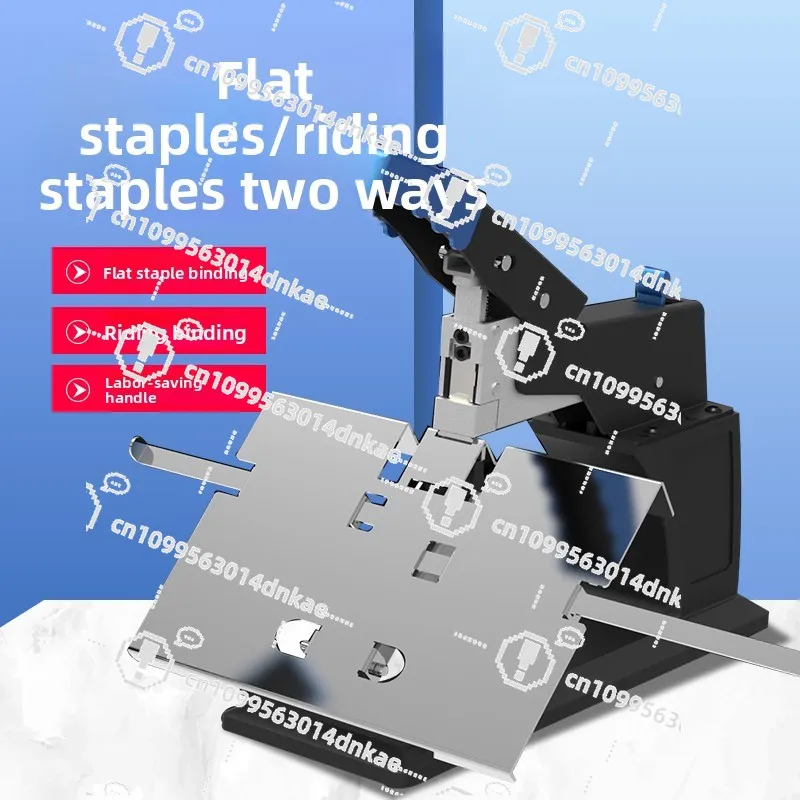 A3A4 Manual Flat Binding Horse Riding Stapler SH-03 Medium Seam Desktop Stapler Heavy Duty Labor-saving Flat Nail Factory Direct
