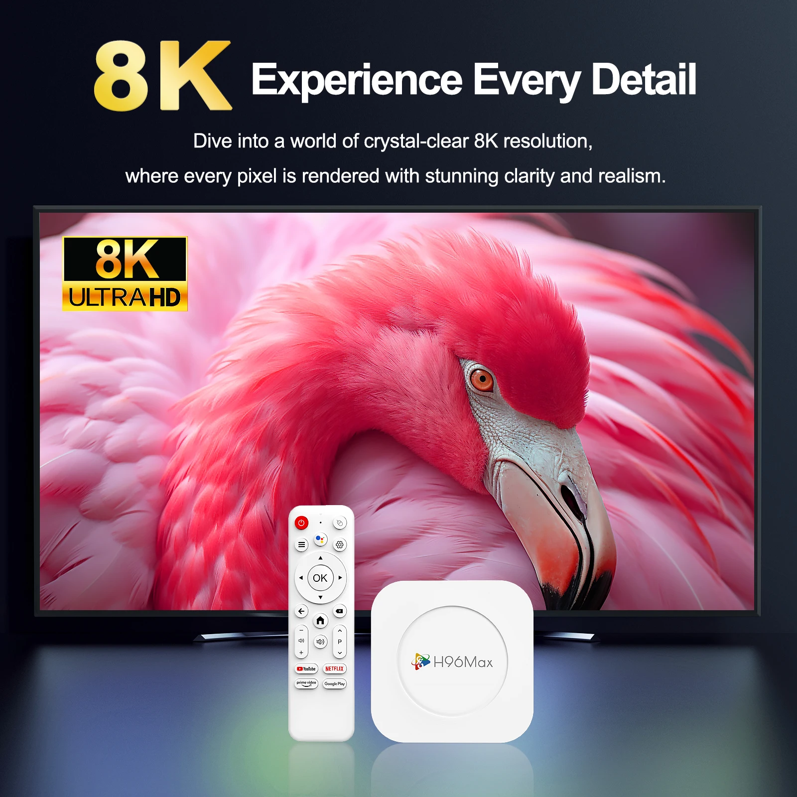H96 MAX M1 Plus Android 14.0 TV BOX RK3528 WIFI6 8K HDR10 LAN 100M BT5.4 4GB 128GB صوت مساعد مشغل الوسائط صندوق التلفزيون الذكي