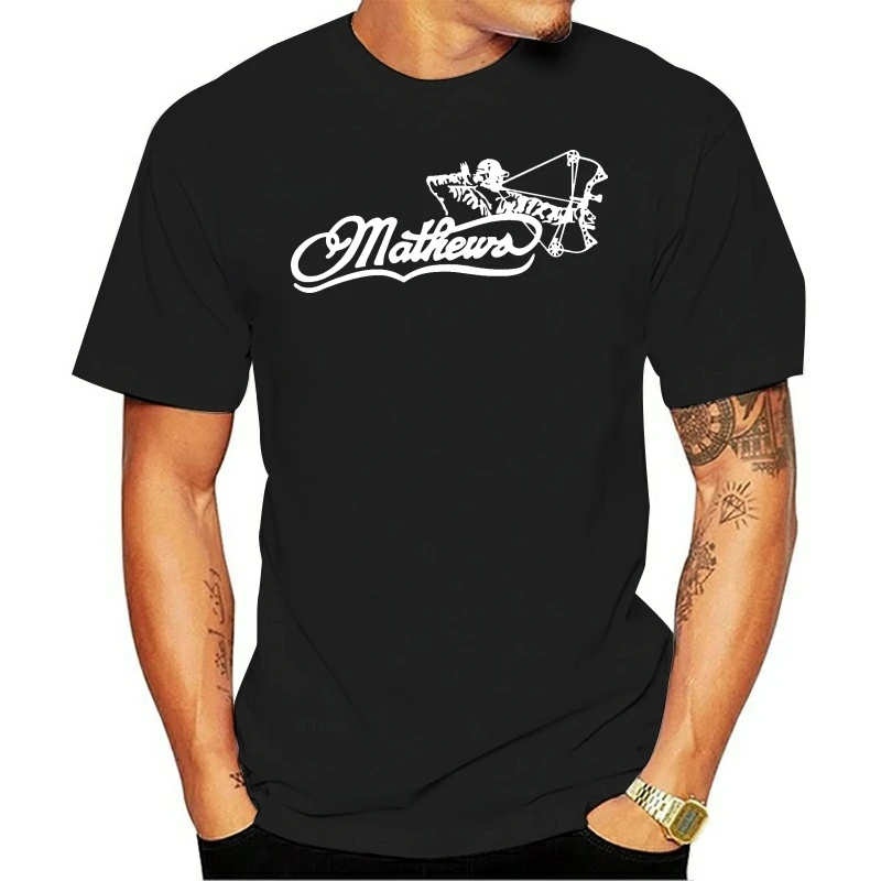 BLFHJ Mens Guys O-Neck Short Sleeve MVP Mathews-Archery-Logo- T Shirt