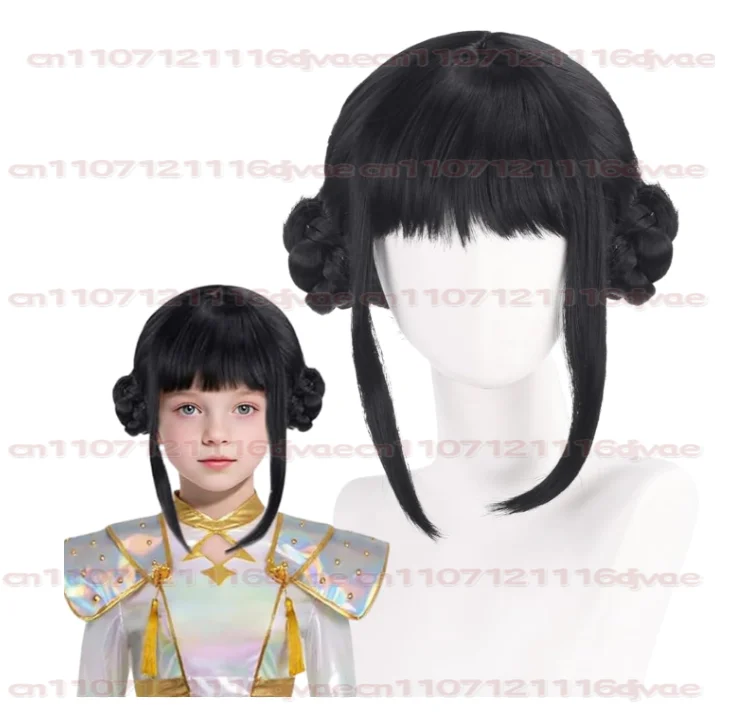Film k-pop chasseurs Zoey Rumi Mira Cosplay perruque Halloween femmes Rose rouge violet noir résistant à la chaleur fibre synthétique perruques accessoire