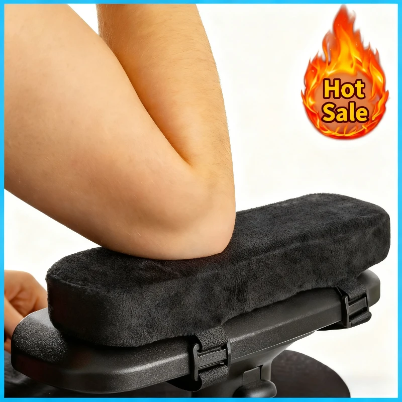 1/2pcs Sponge Armrest Pad, Elbow Support Pad for Arm Decompression, Universal Cover for Office Chairs